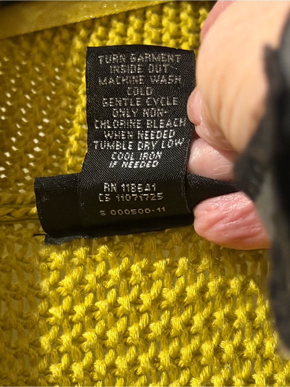Lane Bryant Yellow Green Open-Front Shawl Collar Cardigan - Picture 4 of 9